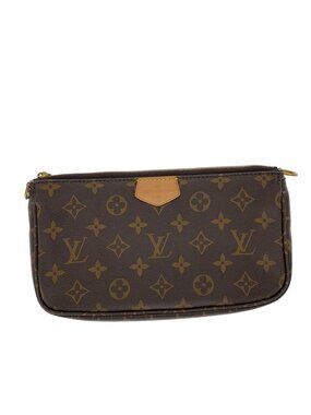 Louis Vuitton Multi Pochette Accessoires Monogram Canvas Rose Clair Brown